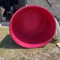 Mastello per vino con rubinetto, capacità 1000 lt