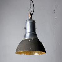 Lampada a sospensione industriale Art Decò anni 30