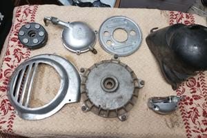 blocco ricambi originali piaggio vespa PX 125 150