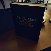 dizionario medico Larousse rilegato in pelle 