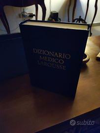 dizionario medico Larousse rilegato in pelle 