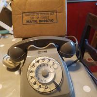 Telefono f62 a disco combinatore vintage