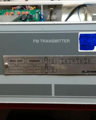 TRASMETTITORE FM 88 - 108MHz  ELENOS 20Watt STEREO