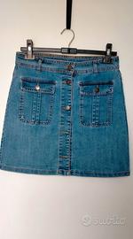 Minigonne di jeans con tasche
