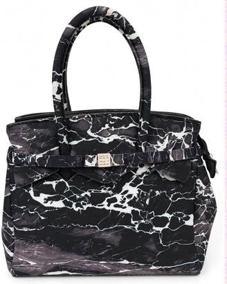 Borsa marca Save my bag back marble originale