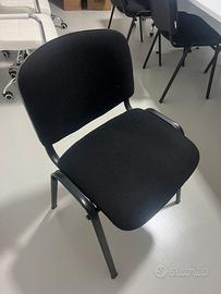 Sedie nere da ufficio