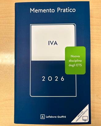 IVA 2026 Memento Pratico