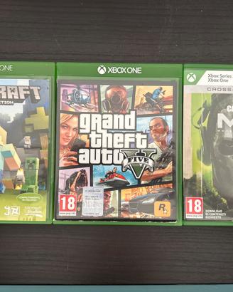Lotto Giochi Xbox - COD GTA MINECRAFT -