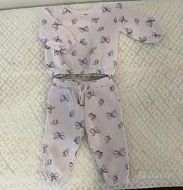 Completino Primark - 9-12 Mesi - Rosa - Come Nuovo