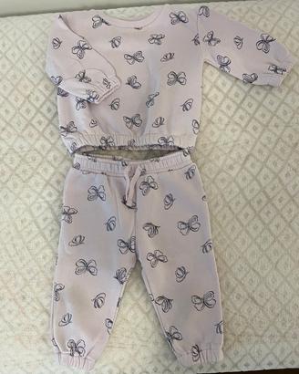 Completino Primark - 9-12 Mesi - Rosa - Come Nuovo