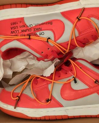 Nike x Off-White Dunk Low University Red n.42