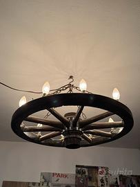 Lampadario a ruota