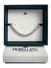 Bracciale Tennis Morellato Argento Cristalli Nuovo