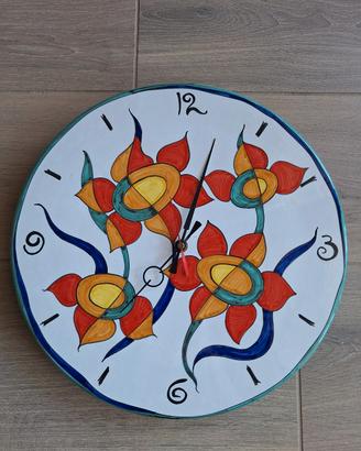 Orologio da muro in ceramica