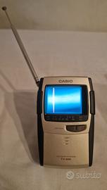Televisore TV color Casio TV-880 TFT vintage Funzi
