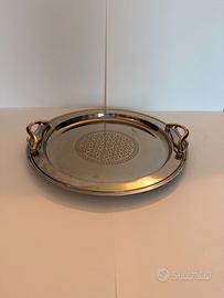 Vassoio rotondo cm. 31 Inoxpran vintage