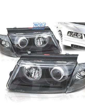 FARI PER VOLKSWAGEN VW PASSAT 3B 96-00 OCCHI ANGEL