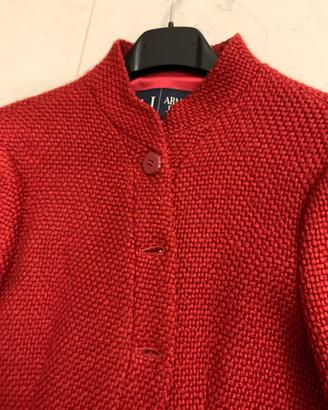 ARMANI JEANS giacca rossa donna