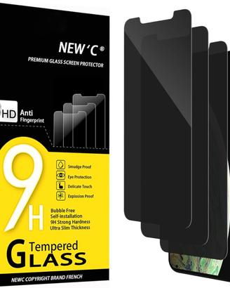 3 Pezzi, Pellicola Privacy iPhone 11 Pro Max,Xsmax