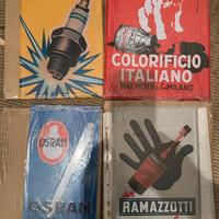 Targhe pubblicitarie vintage