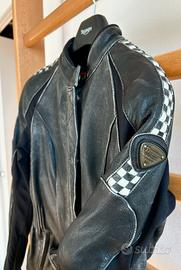 Giacca pelle moto donna Triumph