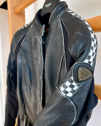 Giacca pelle moto donna Triumph