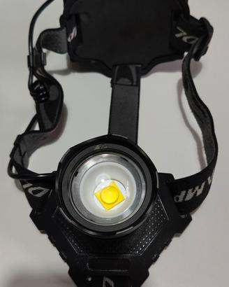torcia da testa led zoomabile
