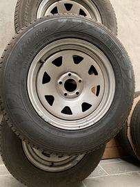 Cerchi Alcar 16”+gomme per Jeep Wrangler (TJ) 2002