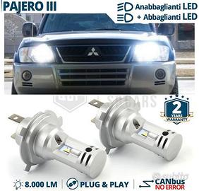 Lampadine LED H4 per MITSUBISHI PAJERO 3 Canbus