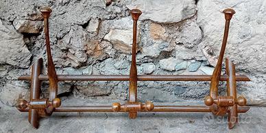 Attaccapanni cappelliera Thonet in legno curvata