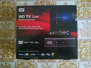 Box TV e media player WD TV Live