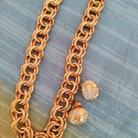 Collana con orecchini 