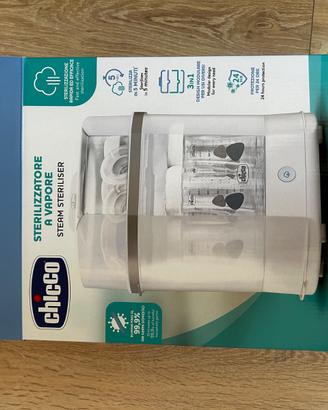 STERILIZZATORE A VAPORE + SCALDABIBERON CHICCO