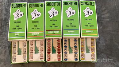 Subbuteo hw x 5 squadre miste
