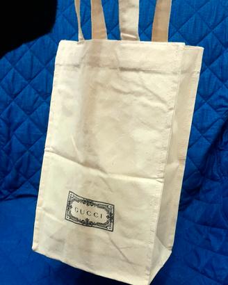 Gucci borsa bag gadget tessuto uomo donna cotone