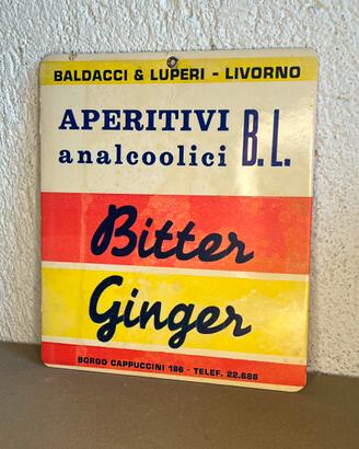 Cartonato pubblicitario Vintage Baldacci & Luperi