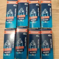 8 lampadine Osram Halopin 40w nuove