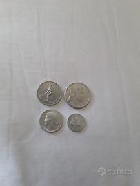 Quattro monete italiane  anni 1948/ 1950