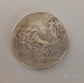 5 Lire 1914 Quadriga – Da Studio / Riconio