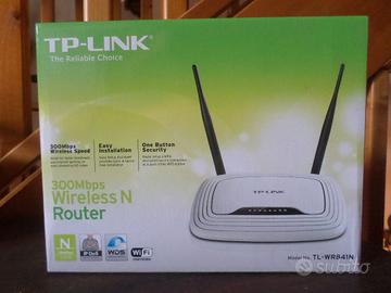 ROUTER TP LINK WIRELESS 300MBPS NUOVO MAI USATO