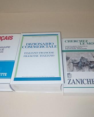 Tris dizionari francese