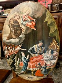 Ex voto ovale secolo XVIII