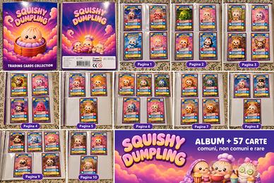 Album Squishy Dumpling +57 carte rare,comuni e non