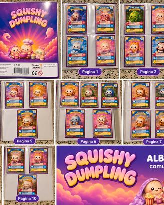 Album Squishy Dumpling +57 carte rare,comuni e non