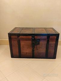 baule legno vintage RITIRO SU ROMA 