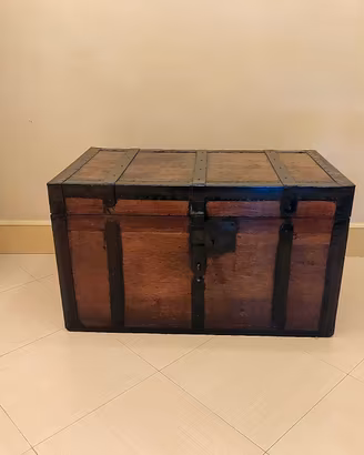 baule legno vintage RITIRO SU ROMA 