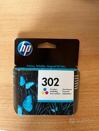 2 cartucce nuove HP302 tricolor Giallo/Ciano/Magen