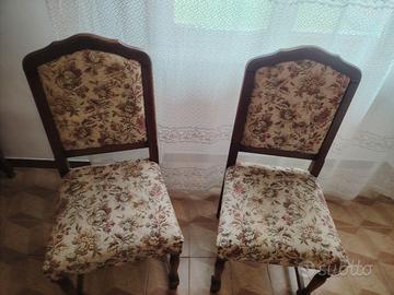 4 sedie sala da pranzo imbottite