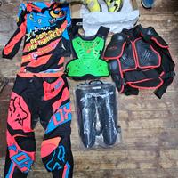 Tuta completa e stivali GX1 Gaerne per moto cross