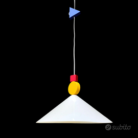 Lampada a sospensione IKEA vintage anni 80 Memphis